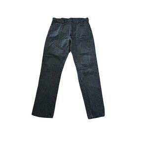 Men’s Legendary Gold Black Straight Leg 100% Cotton Denim Jeans Size 36 x 34